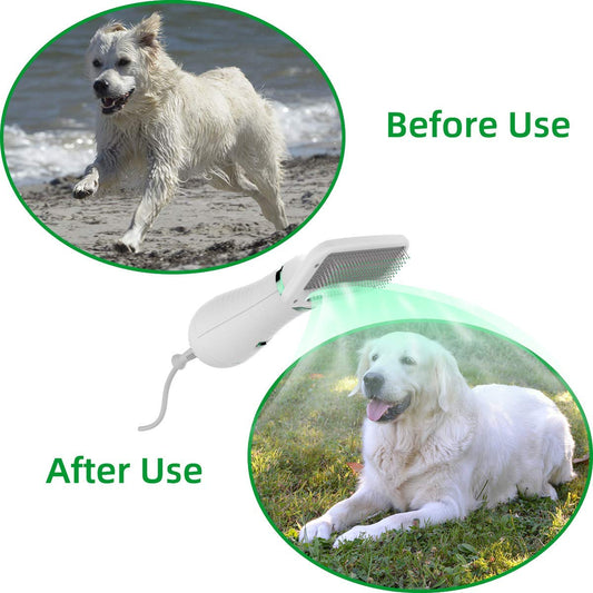 Pet Hair Dryer 2 in 1 Pet Grooming Hair Dryer with Slicker