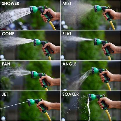 Modern™ 15 METER CAR WASHER & GARDEN PIPE WITH SPRAY GUN